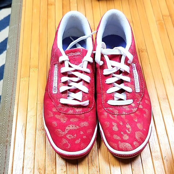 Reebok Cl Lady Duchess Exotics Lace-up Fashion Sneaker - Picture 3 of 6